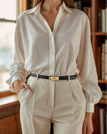 Vintage Slim Belt - Old Money