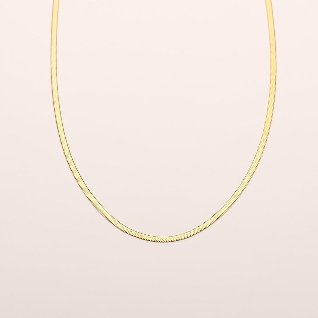 Cleo Herringbone Necklace