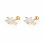 Crystal Pave Earrings S925