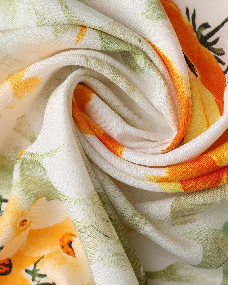 Old Money Impressionist Garden Scarf - Old Money
