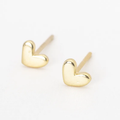 Dainty Heart Studs S925