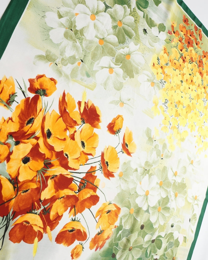 Old Money Impressionist Garden Scarf - Old Money
