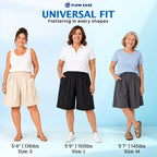 Pure™ FlowEase - Cooling Stretch Knee-Length Shorts for Women