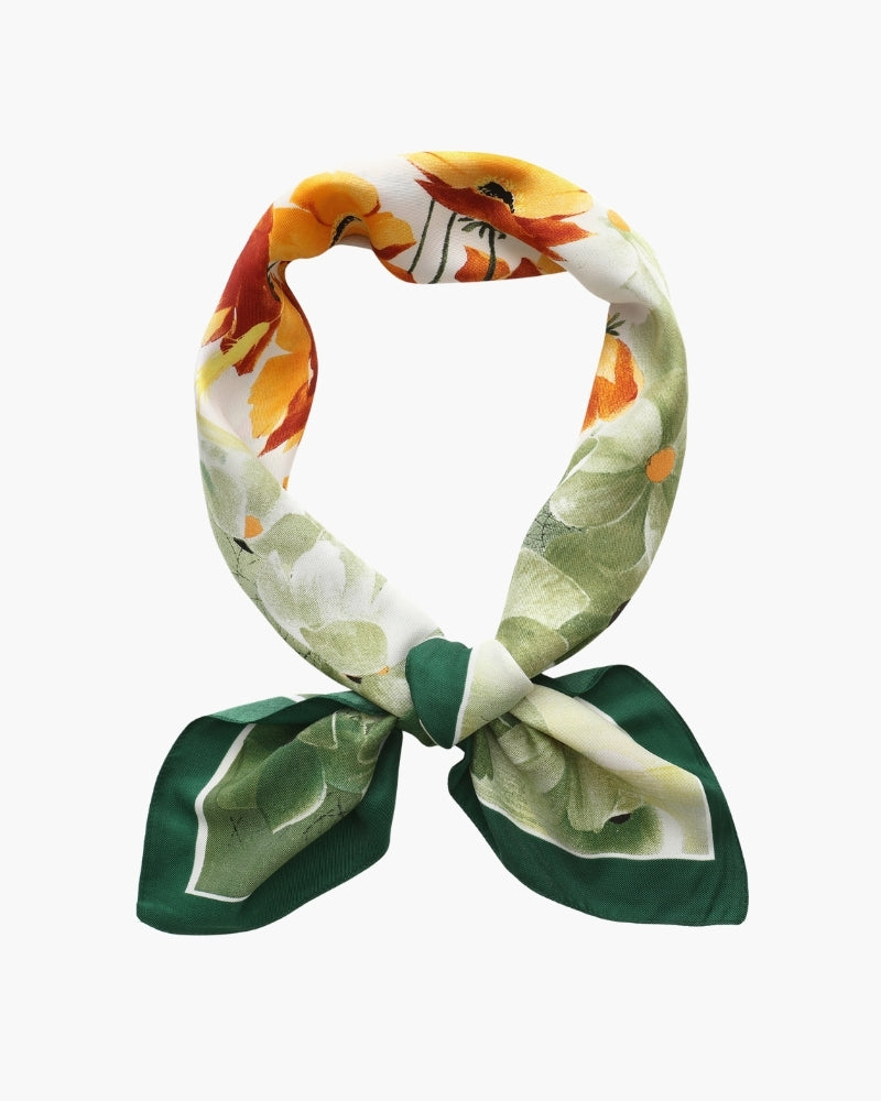 Old Money Impressionist Garden Scarf - Old Money