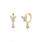 Pave Drop Studs S925