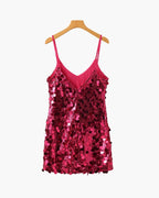 Sequin Party Mini Dress - Old Money