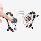 Sun&Moon Touch Bracelets with Solar System Guardian Beads