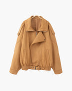 Vintage Suede Drape Jacket - Old Money