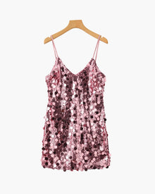 Sequin Party Mini Dress - Old Money