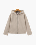 Marlow Wool Zip Coat - Old Money
