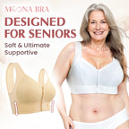 Moona Bra - LAST DAY SALE 80% OFF - Front Closure Breathable Bra for Seniors