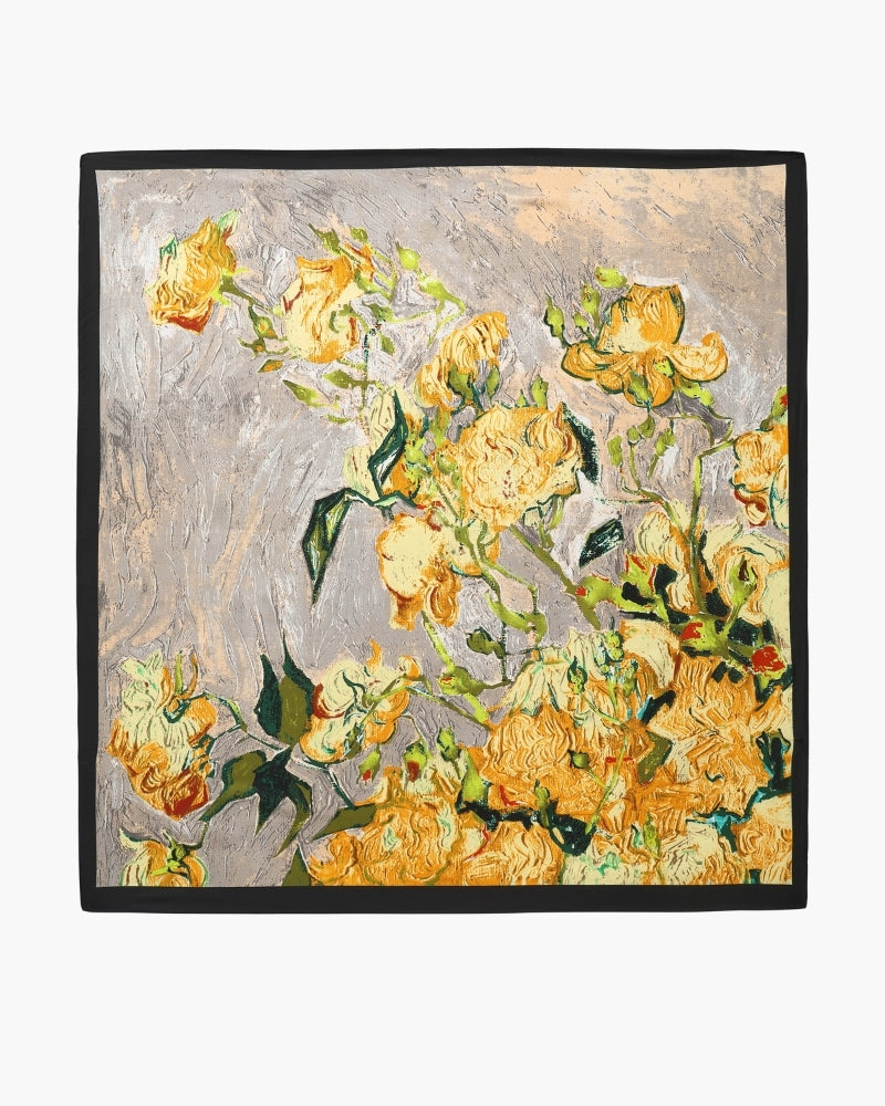 Old Money Impressionist Garden Scarf - Old Money