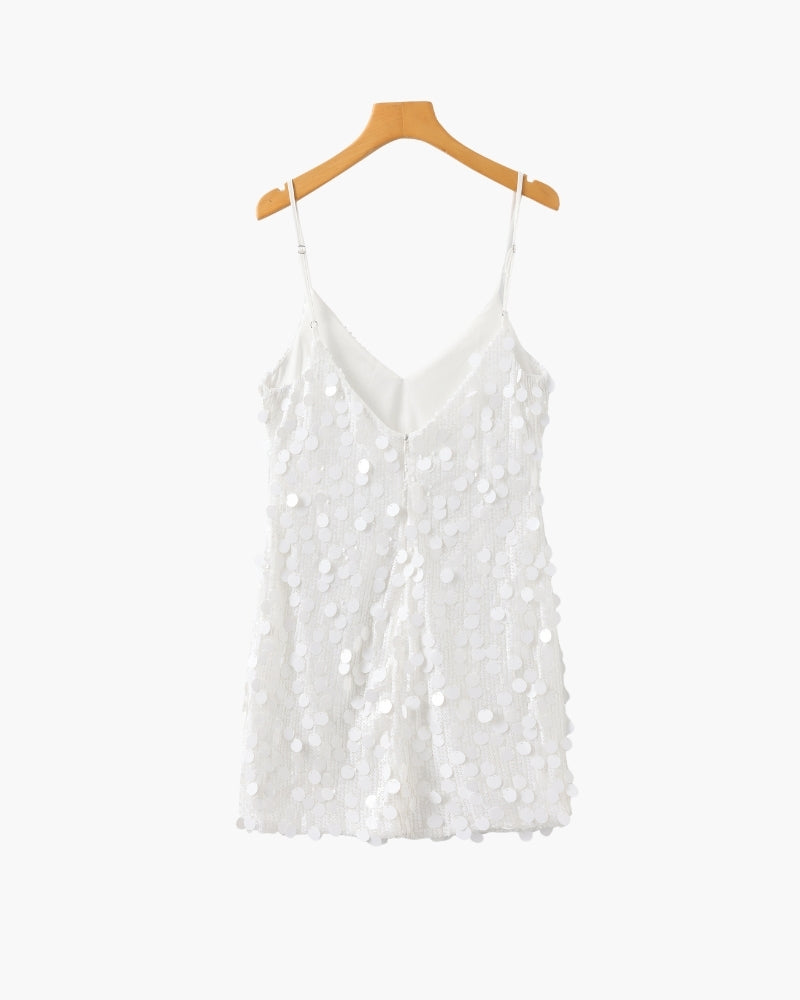 Sequin Party Mini Dress - Old Money