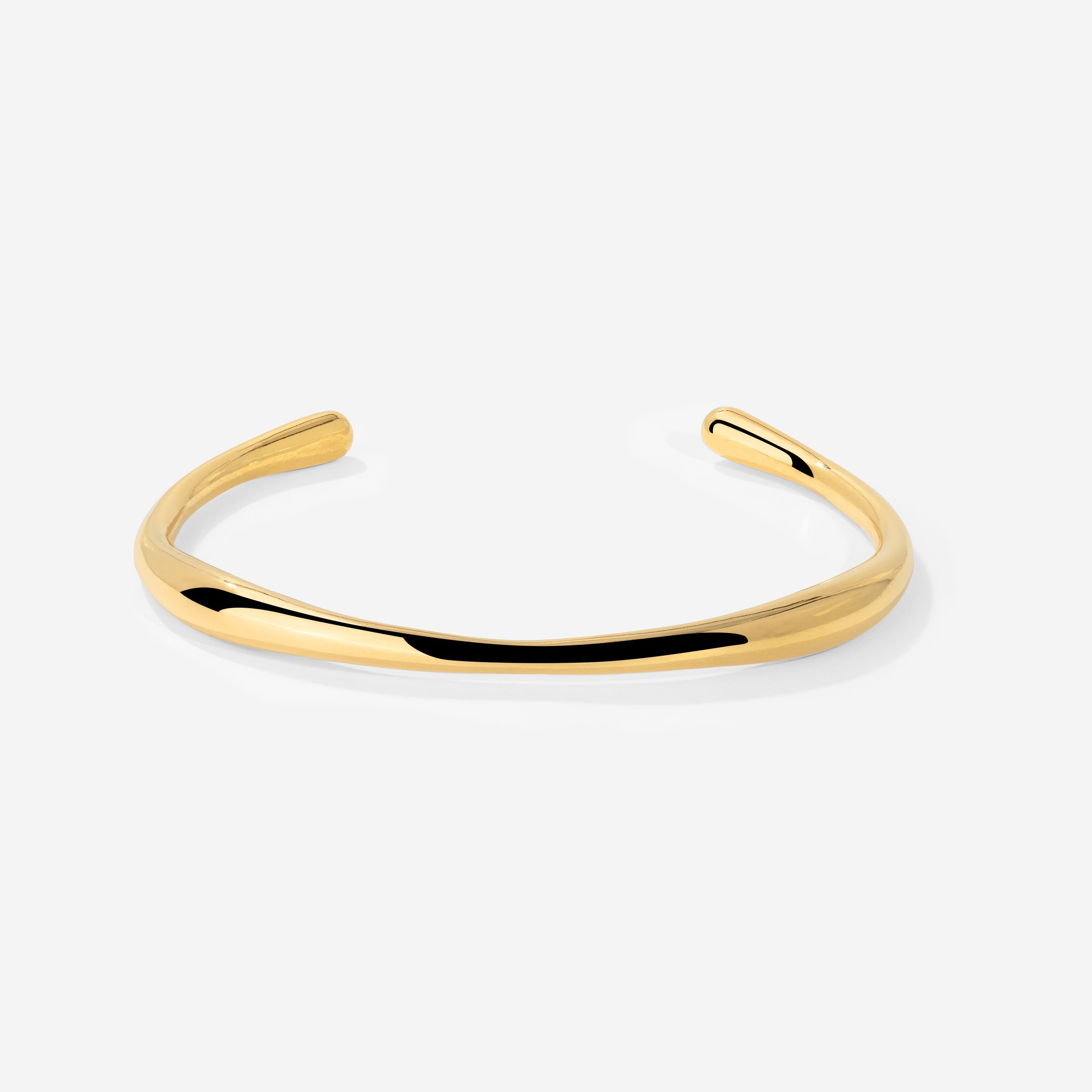 VALÉN  Curves Bangle Gold