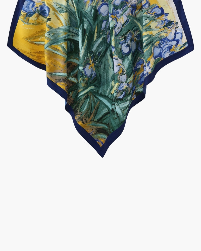 Old Money Impressionist Garden Scarf - Old Money