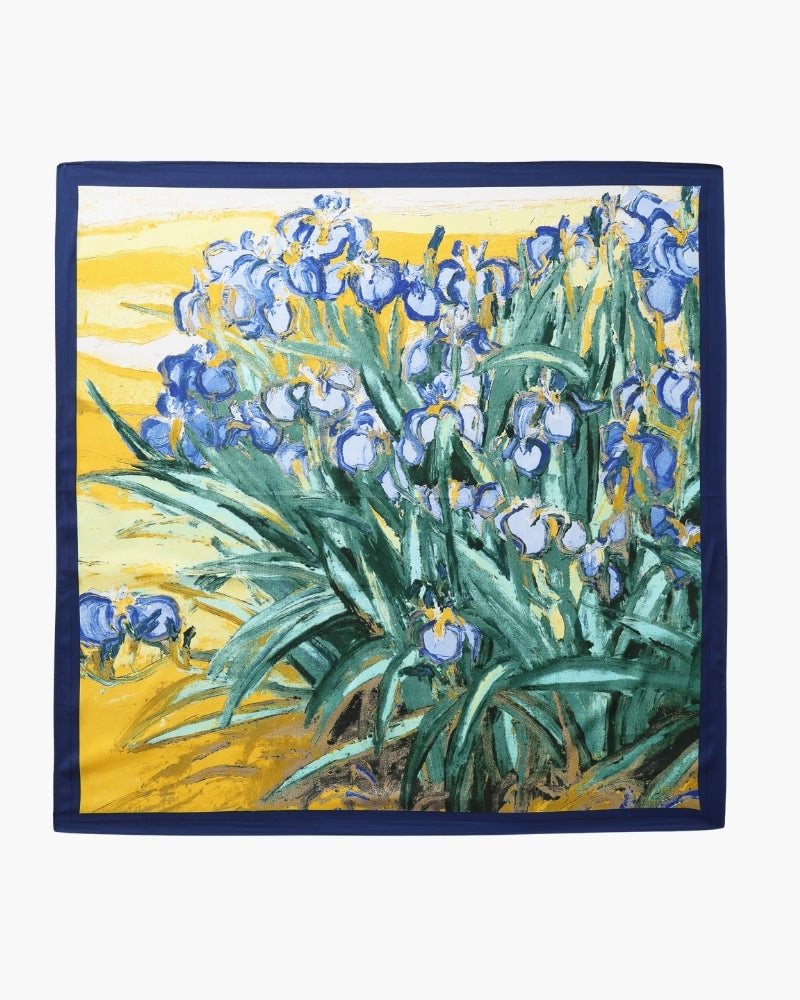 Old Money Impressionist Garden Scarf - Old Money