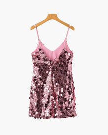 Sequin Party Mini Dress - Old Money