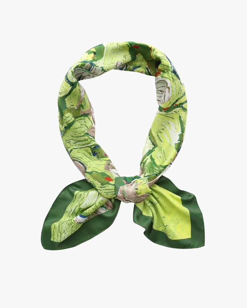 Old Money Impressionist Garden Scarf - Old Money