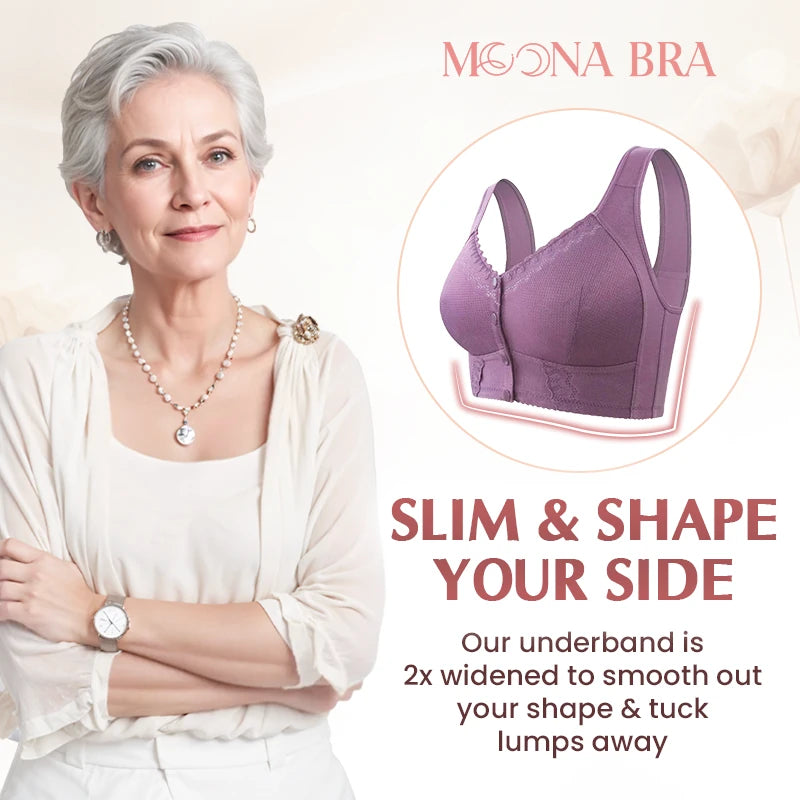 Moona Bra - LAST DAY SALE 80% OFF - Front Closure Breathable Bra for Seniors