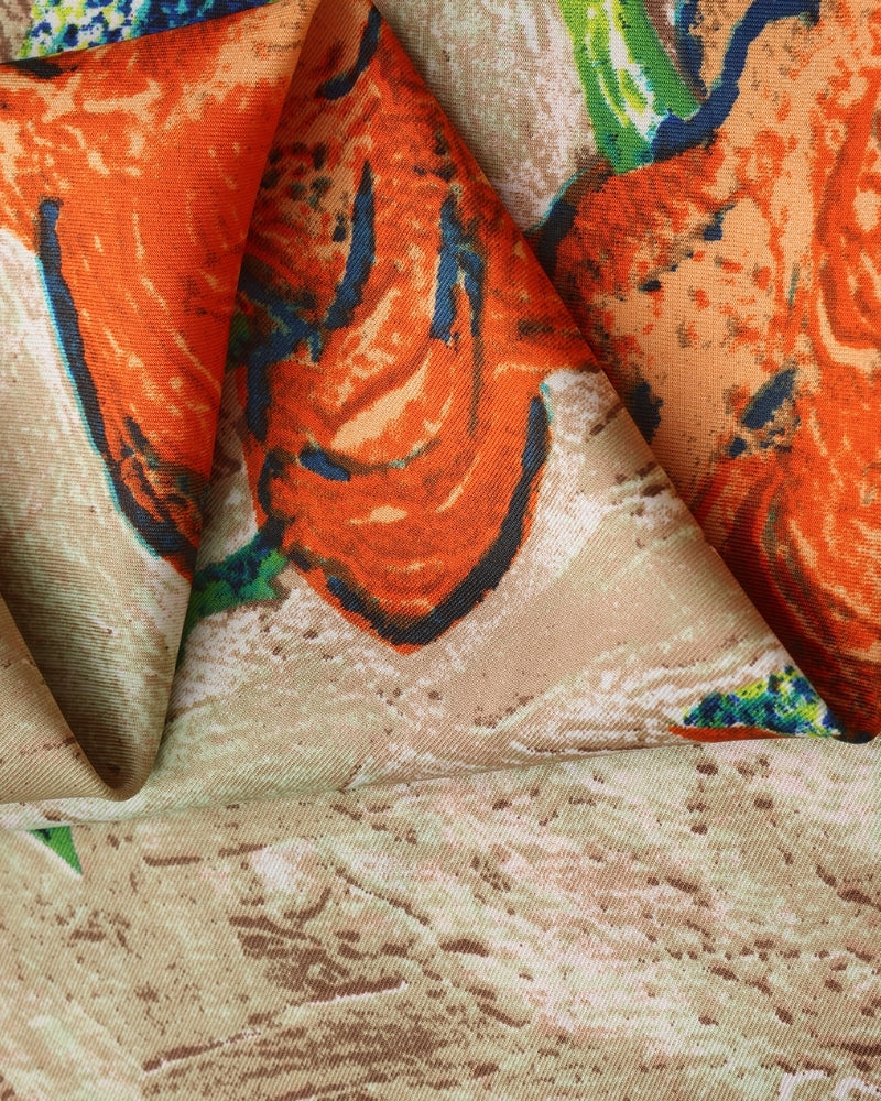 Old Money Impressionist Garden Scarf - Old Money
