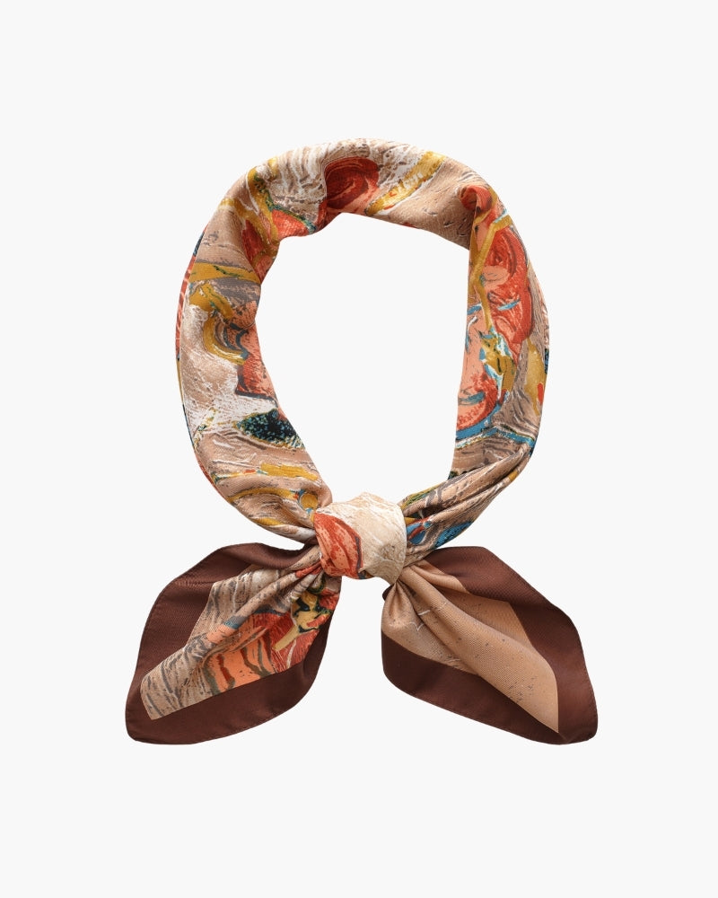 Old Money Impressionist Garden Scarf - Old Money