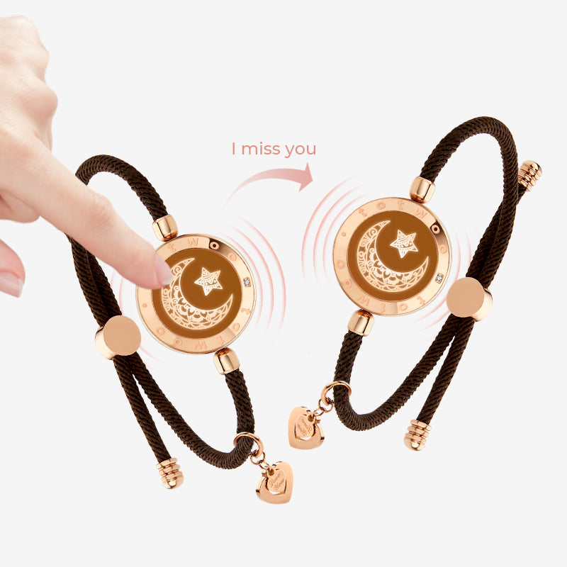 Moon Touch Bracelet with Milan Rope Single