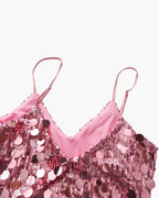 Sequin Party Mini Dress - Old Money