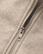 Marlow Wool Zip Coat - Old Money