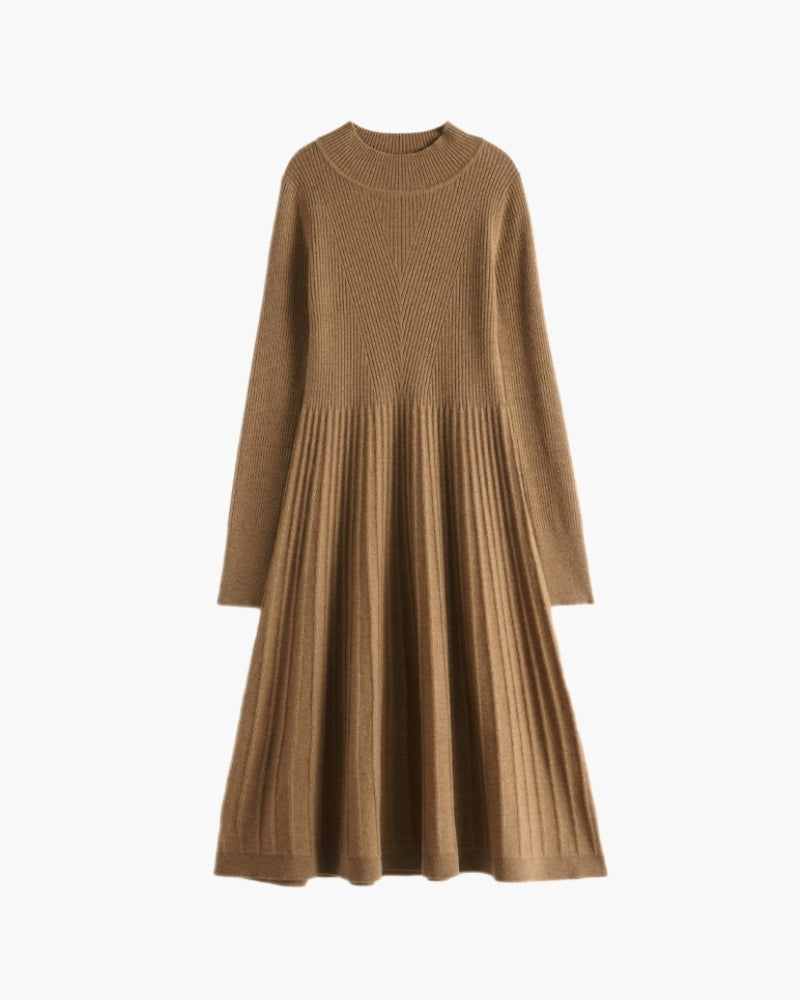 Pure Cashmere Flare Dress - Old Money