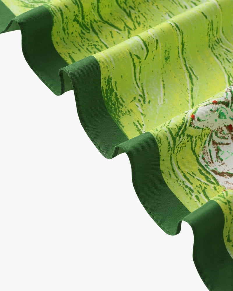 Old Money Impressionist Garden Scarf - Old Money