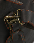 Montague Leather Duffle - Old Money