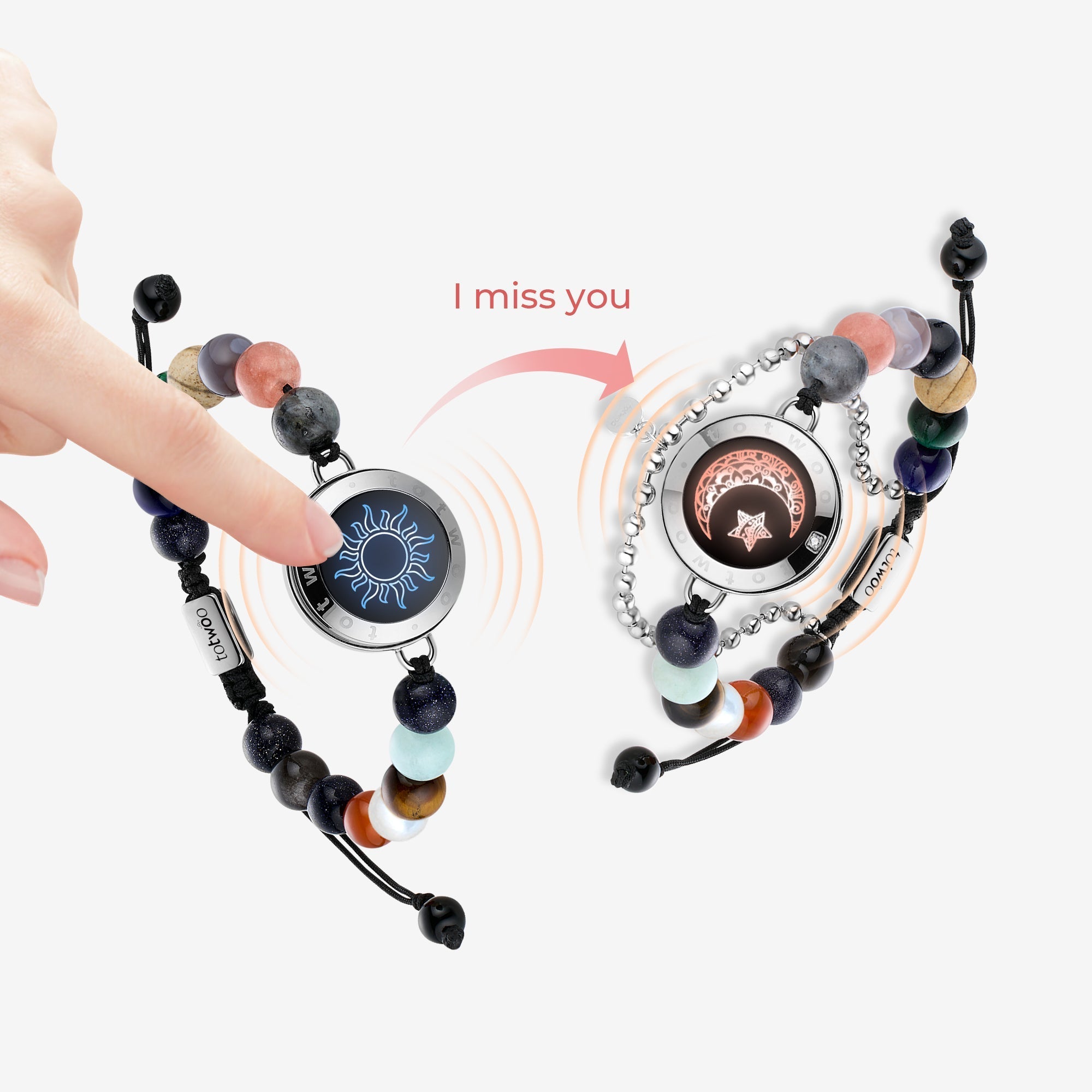 Sun Touch Bracelet with Energy Beads