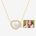 Totwoo MEMORY Digital Locket Heart Necklace(Gold)