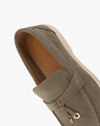 Old Money Suede Lady Loafers - Old Money