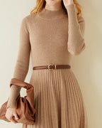 Pure Cashmere Flare Dress - Old Money