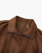 Vintage Suede Drape Jacket - Old Money