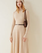 Pure Cashmere Flare Dress - Old Money
