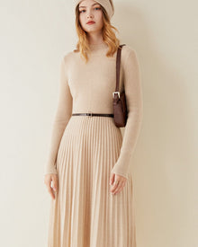 Pure Cashmere Flare Dress - Old Money
