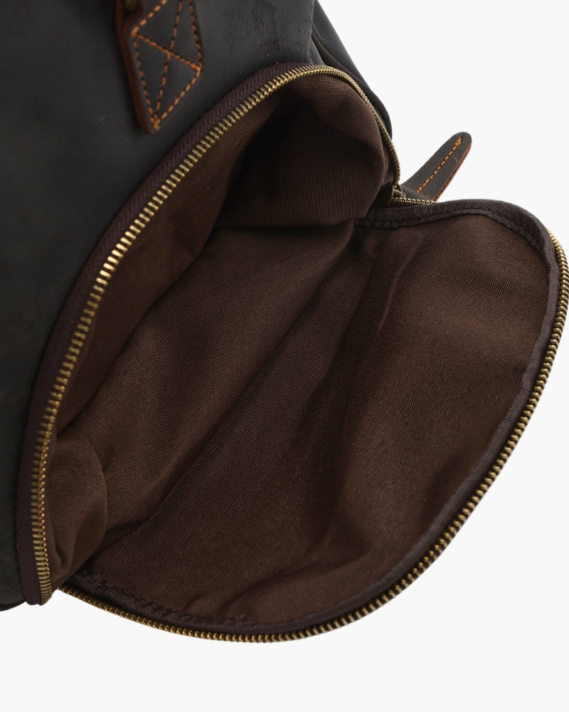 Montague Leather Duffle - Old Money