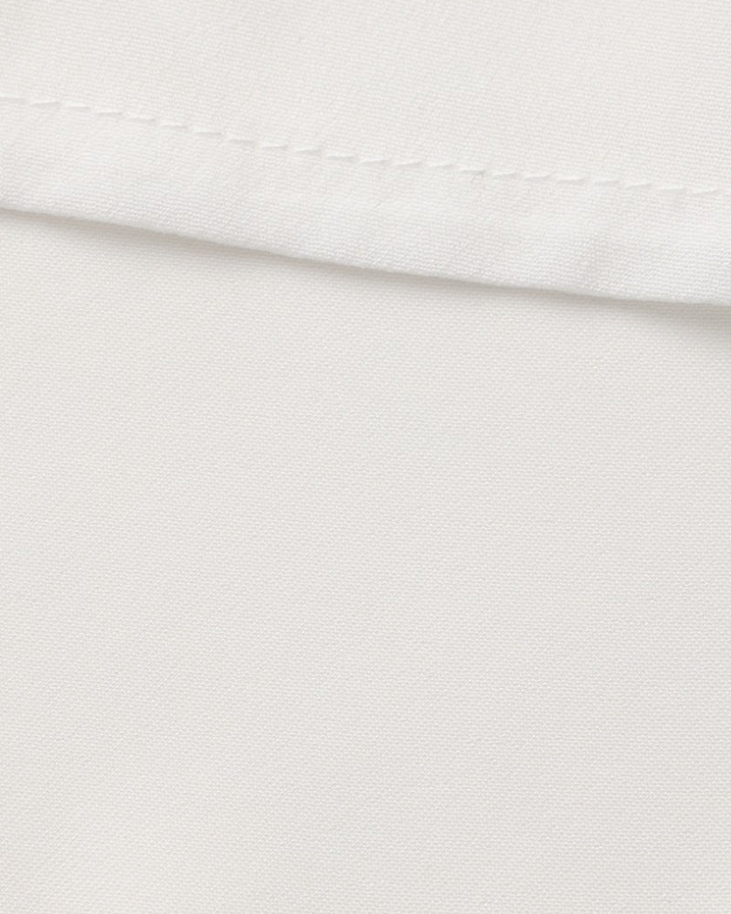 Pearl Button Ruffle Midi Dress - Old Money