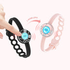Candy Wave Touch Bracelets (Black+Pink)