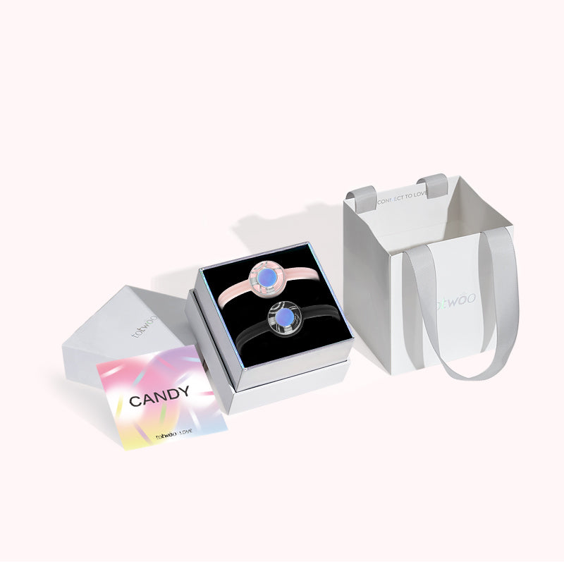 Candy Wave Touch Bracelets (Black+Pink)