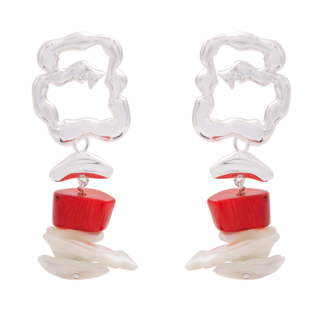 Ocean Coral Earrings