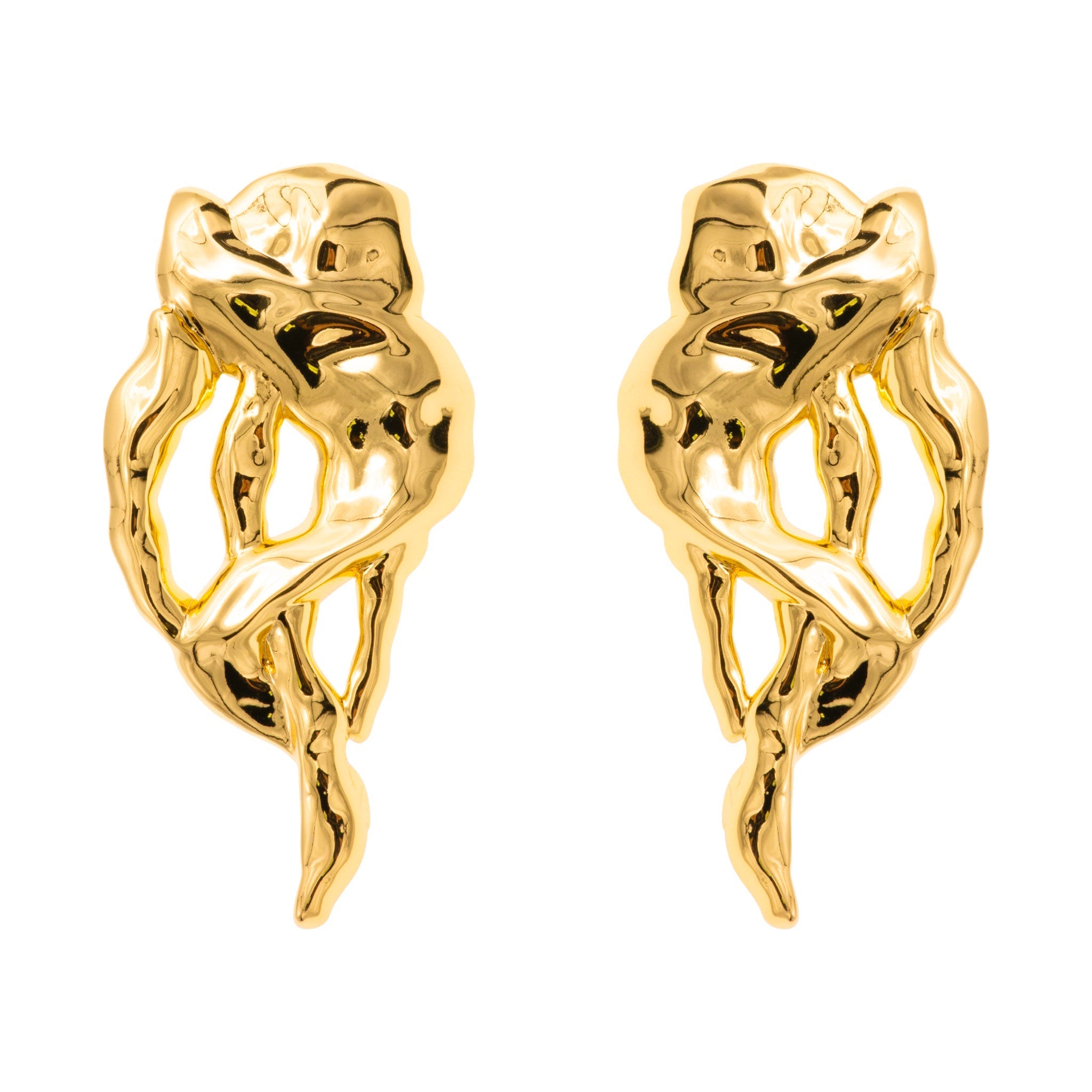 Large Root Earrings