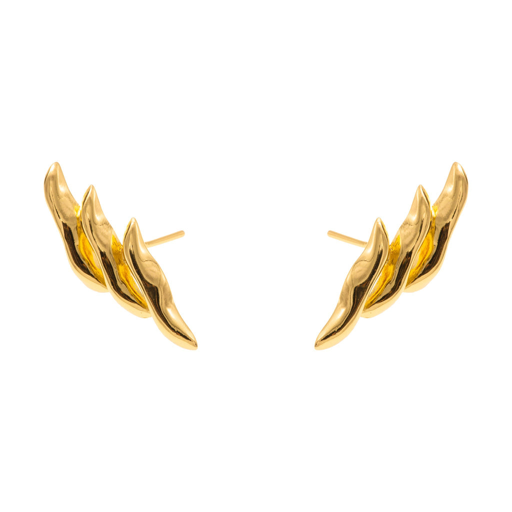 Triple Petra Earrings