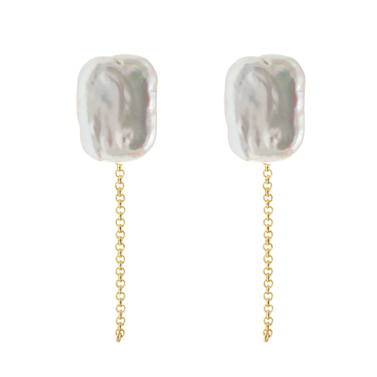Acqua Chain Earrings