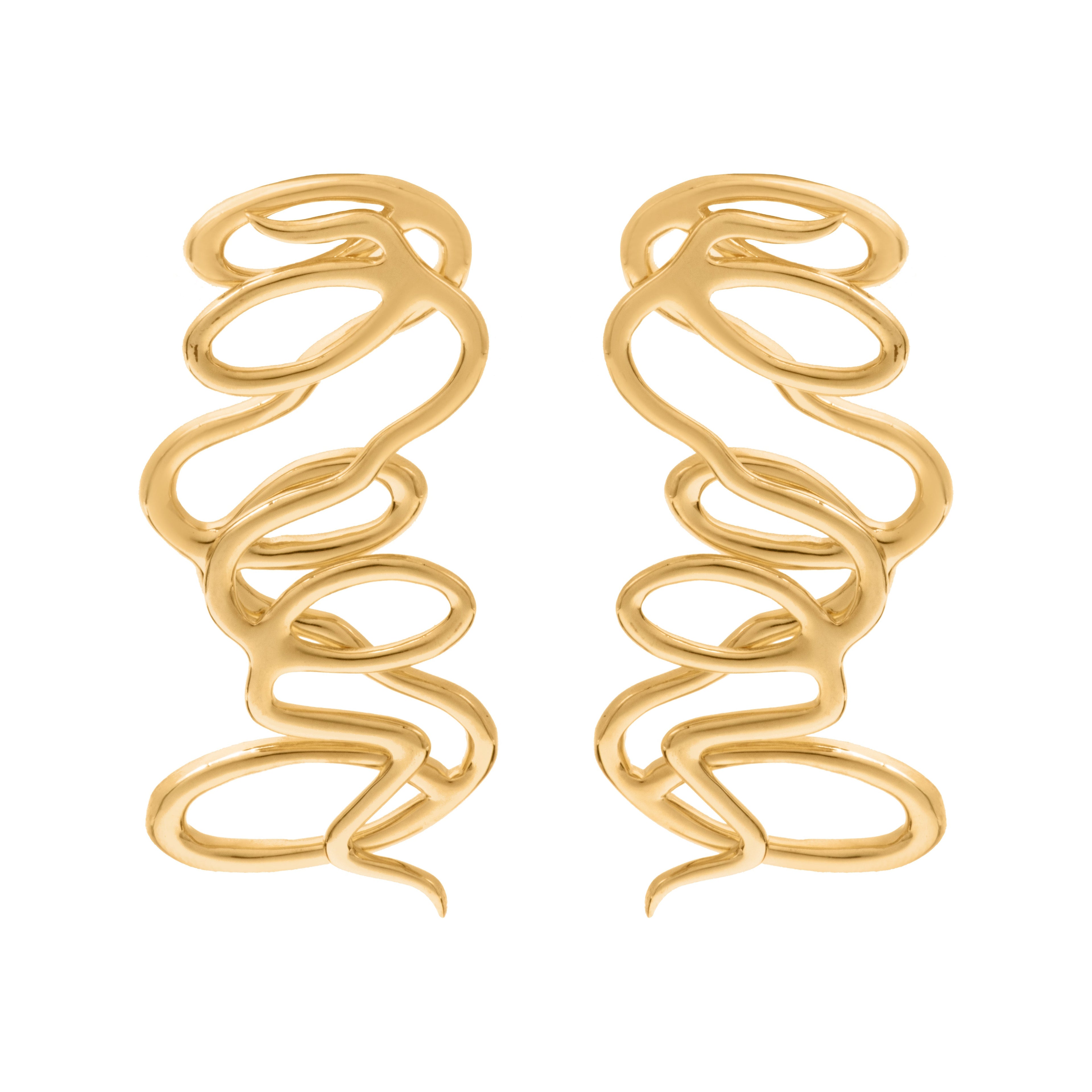 Large Paths Earring