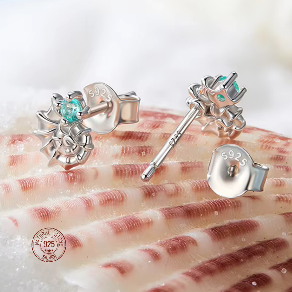 Sea Spiral Earrings