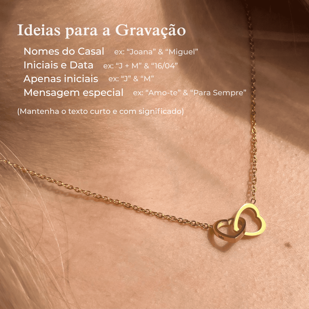 Eternal Rose & Personalized Heart Necklace