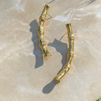 Large Bamboo Earrings